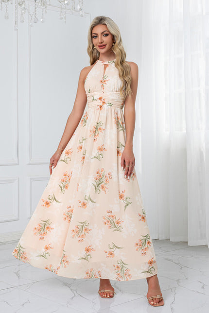 Robe Trapèze Évanescence Florale - gallery 8