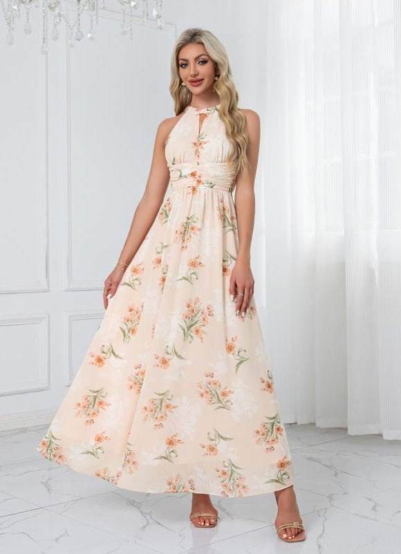 Robe Trapèze Fleurie Élégante - gallery 8