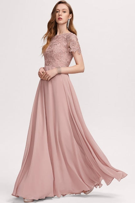 Robe Trapèze Gala Flottante - gallery 1