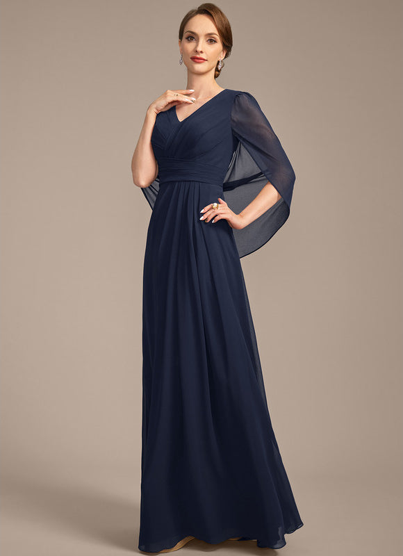 Robe Trapèze Velours De Lune - gallery 4
