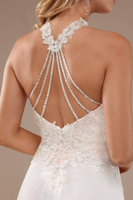 Robe Trapèze Silhouette De Saphir - gallery 1