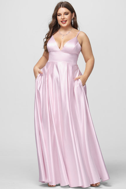 Robe Trapèze Éclat Satiné Doré - gallery 4