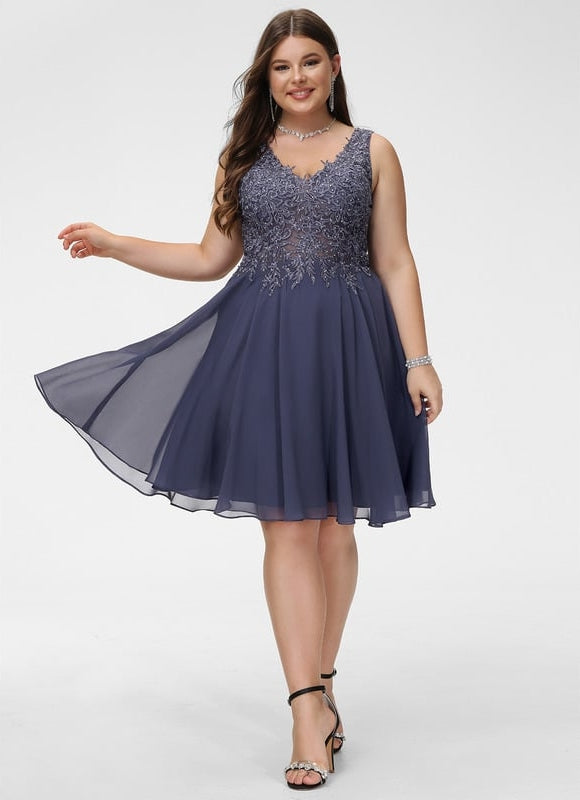 Robe Trapèze Élégance Froufrou - gallery 6