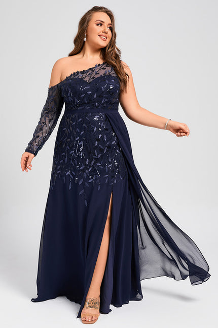 Robe Trapèze Asymétrique Élégante - gallery 8