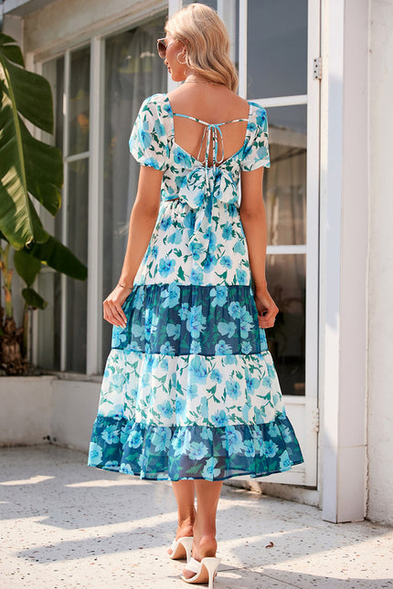 Robe Trapèze Céleste Fleurie - gallery 5