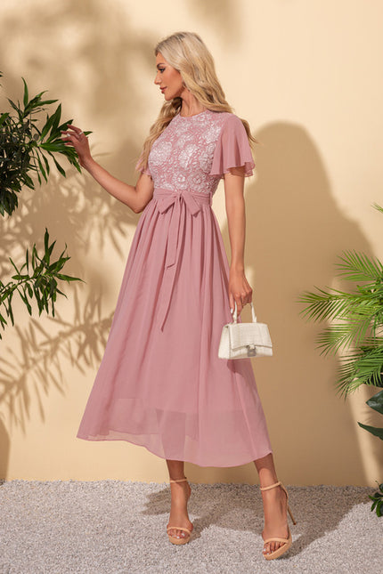 Robe Trapèze Roseau Éthéré - gallery 3
