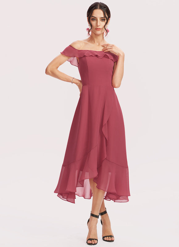 Robe Trapèze Mousseline Nuit