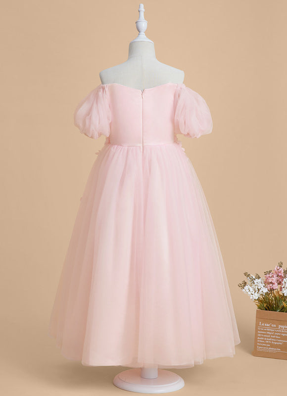 Robe Trapèze Fleur De Tulle - gallery 3