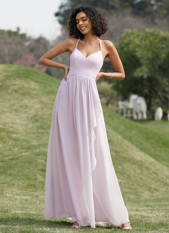 Robe Trapèze Fluide Asymétrique - gallery 8