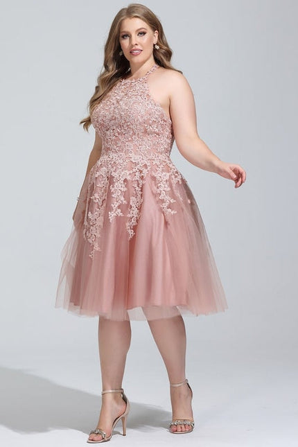 Robe Trapèze Lueur Rosée - gallery 8