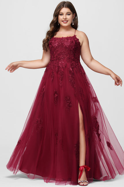 Robe Trapèze Rubis Éthérée - gallery 5