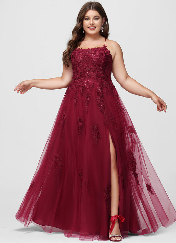 Robe Trapèze Rubis Éthérée - gallery 5
