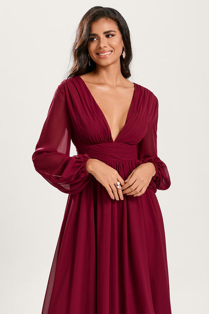 Robe Trapèze Fluide Asymétrique - gallery 3