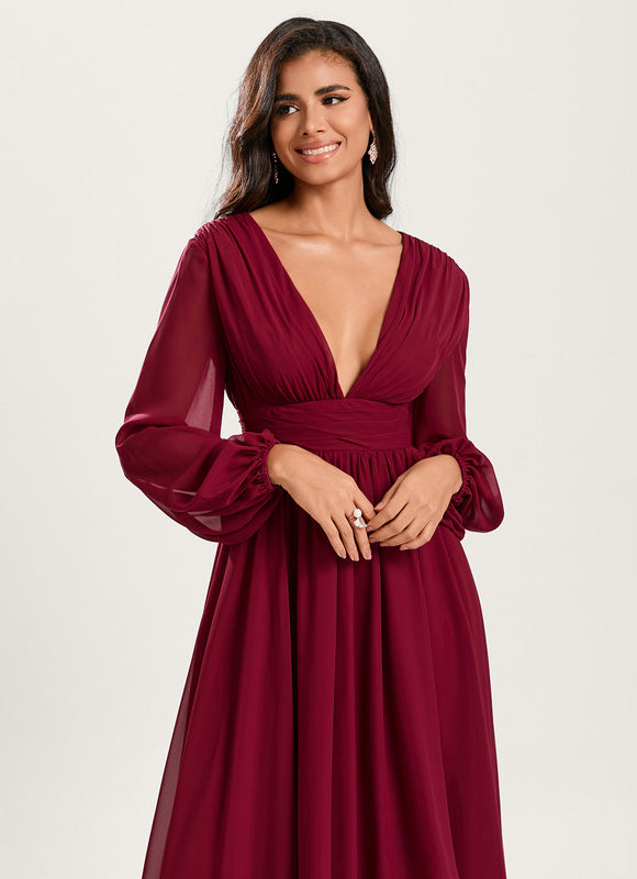 Robe Trapèze Fluide Asymétrique - gallery 3