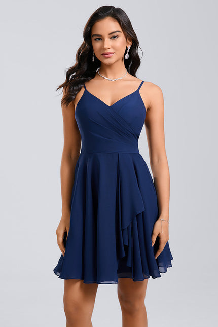 Robe Trapèze Marine Éthérée - gallery 3