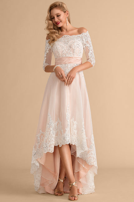 Robe Trapèze Lueur De Rubis Céleste - gallery 4