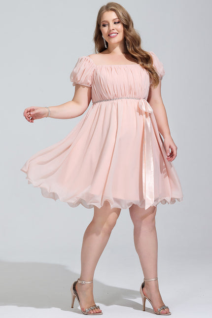 Robe Trapèze Douceur Pêche - gallery 8