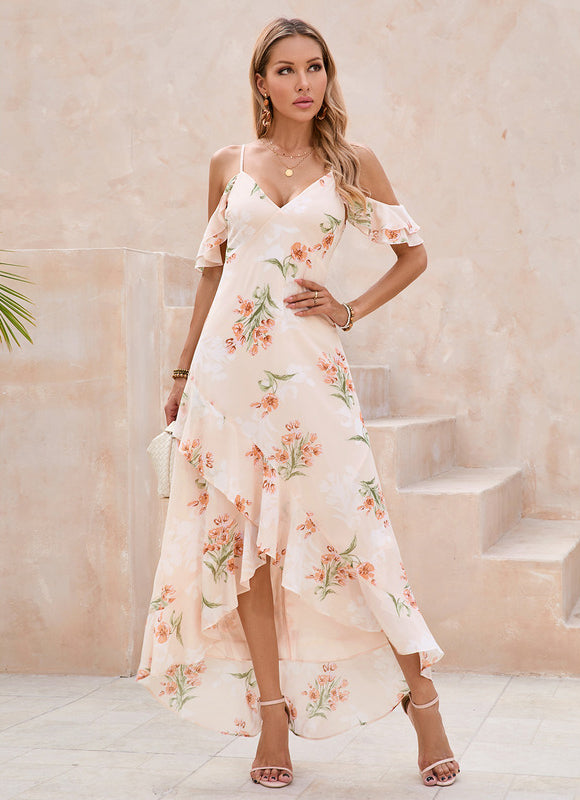 Robe Trapèze Florale Évoquée - gallery 5