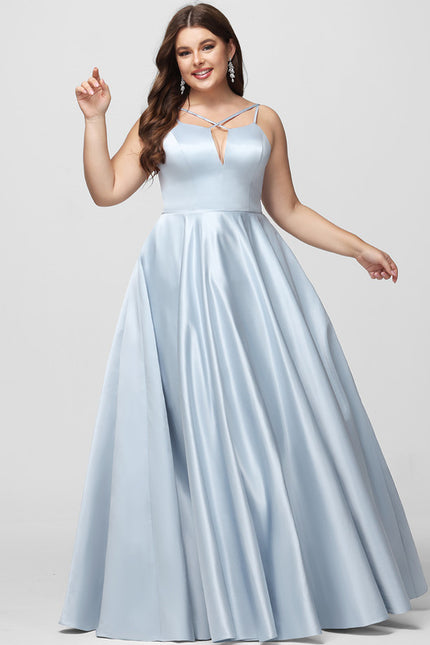 Robe Trapèze Éclat Satiné Doré - gallery 4
