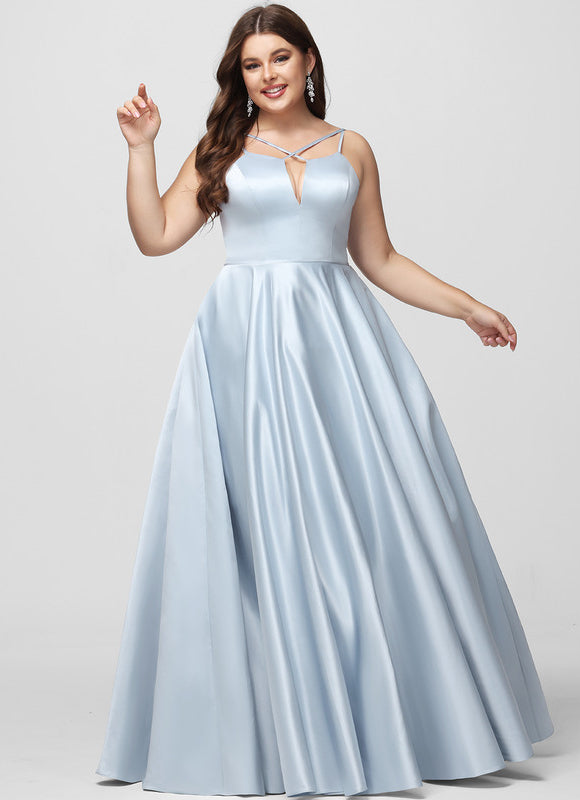 Robe Trapèze Éclat Satiné Doré - gallery 4