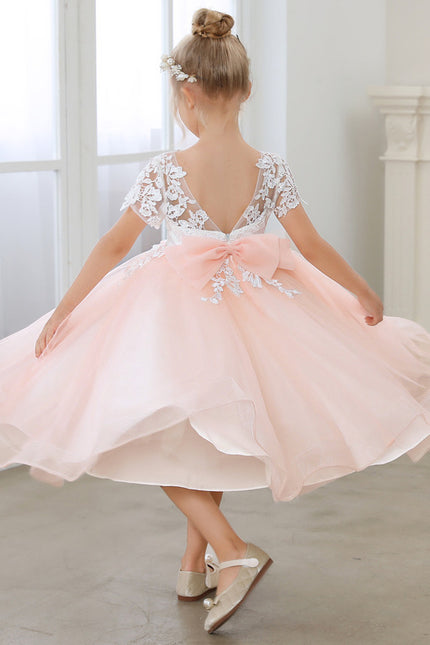 Robe Trapèze Rose Douceur - gallery 2