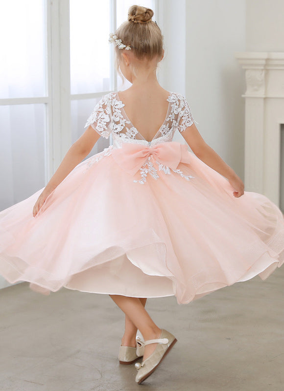 Robe Trapèze Rose Douceur - gallery 2