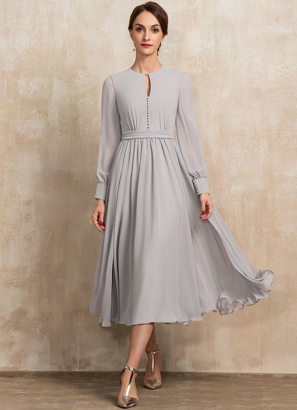 Robe Trapèze Éclat Nuageux