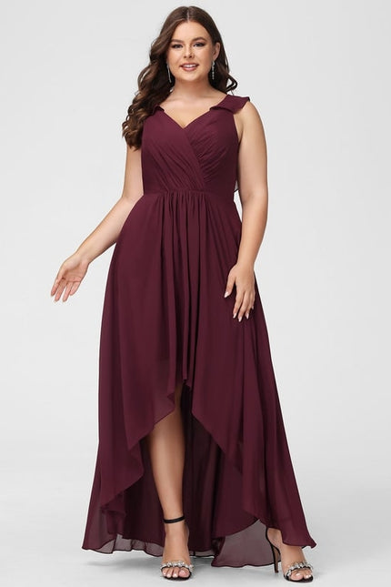 Robe Trapèze Fluide Asymétrique - gallery 7