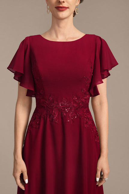 Robe Trapèze Rouge Envoûtant - gallery 6