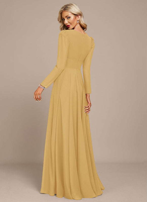 Robe Trapèze Gris Flottant - gallery 9