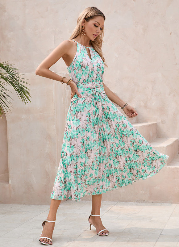 Robe Trapèze Élégance Tropicale - gallery 2