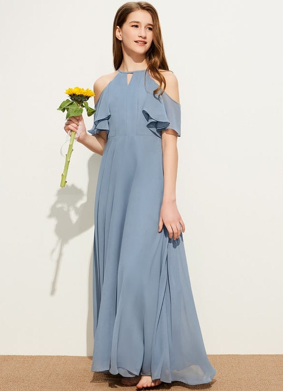 Robe Trapèze Cascade Prune
