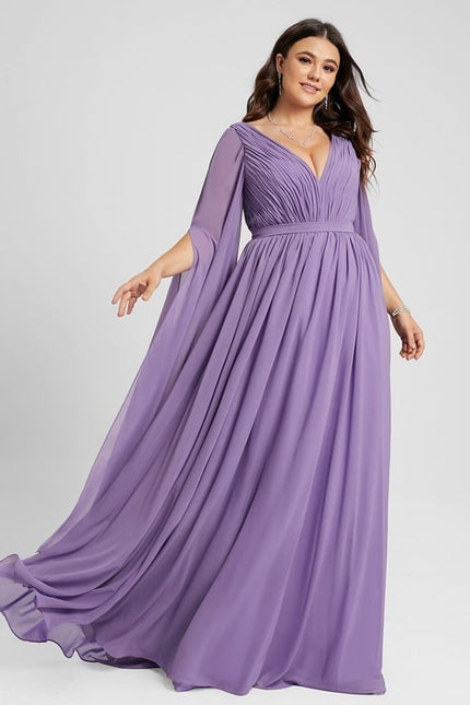 Robe Trapèze Élégante Mousseline - gallery 6
