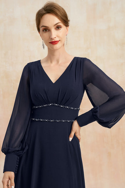 Robe Trapèze Éclat De Vague - gallery 2
