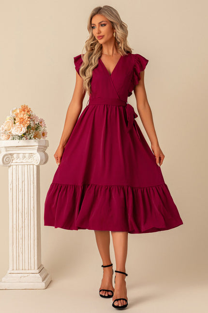 Robe Trapeze Volant - gallery 3