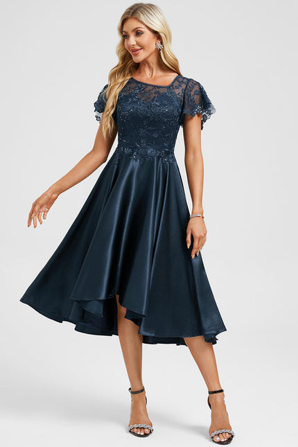 Robe Trapèze Étoile De Velours - gallery 4