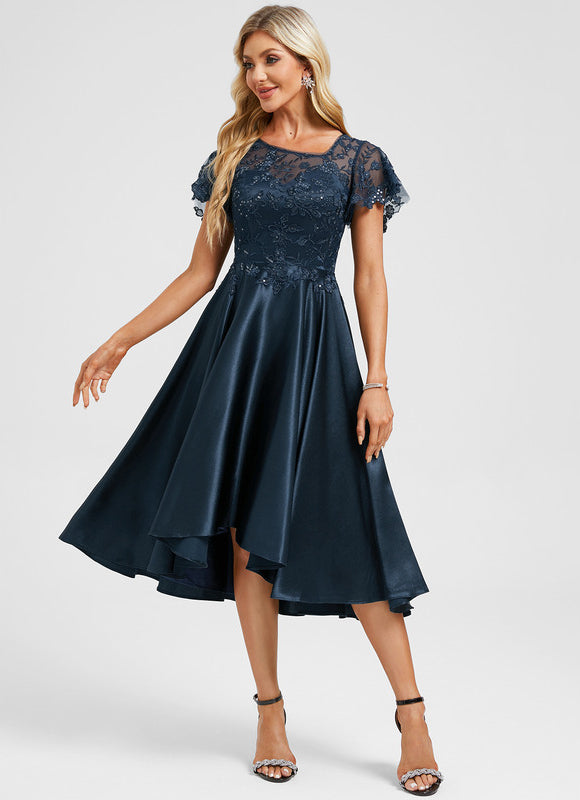 Robe Trapèze Étoile De Velours - gallery 4