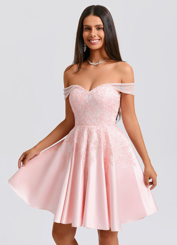 Robe Trapèze Lueur Éthérée - gallery 1