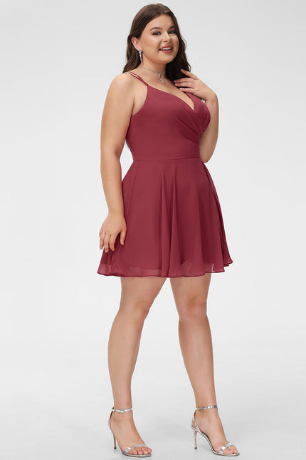 Robe Trapèze Éclats De Velvet Rose - gallery 6