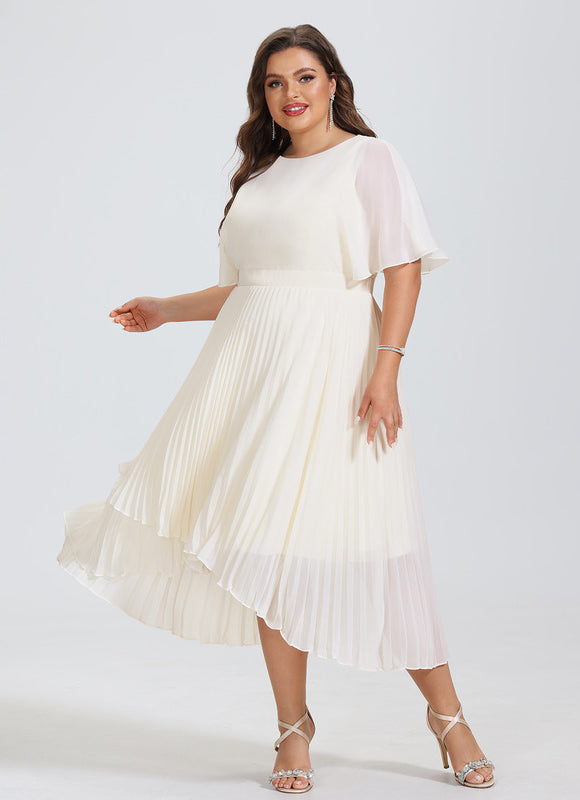 Robe Trapèze Lumière Flottante - gallery 4