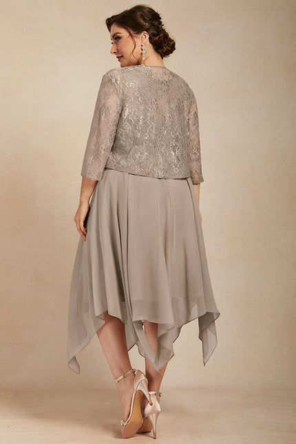 Robe Trapèze Mi-Longue Cérémonie - gallery 9