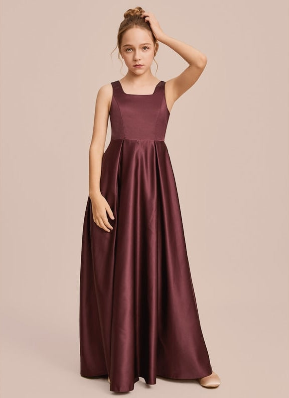 Robe Trapèze Satin Ciel Doux - gallery 3