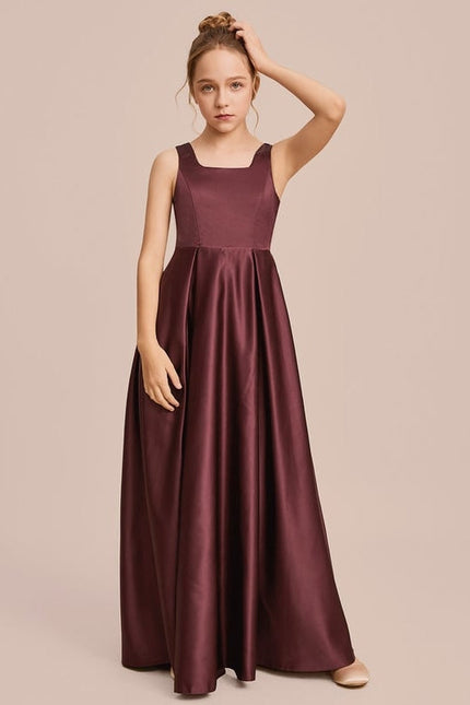 Robe Trapèze Satin Ciel Doux - gallery 3