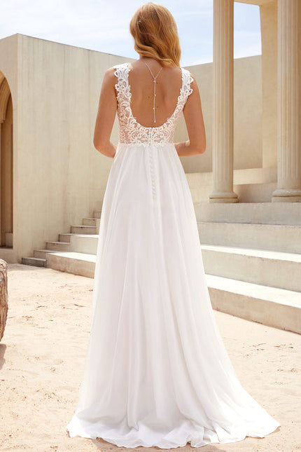 Robe Trapèze Éthérée Satinée - gallery 6