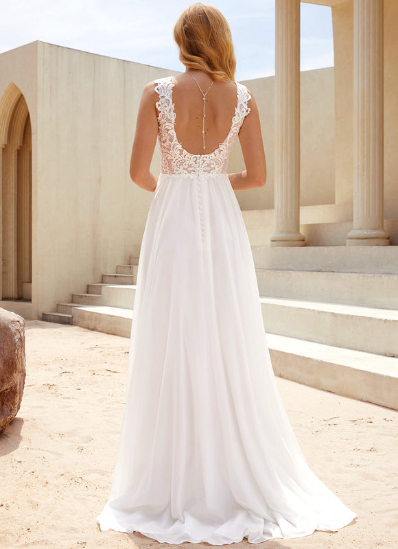 Robe Trapèze Éthérée Satinée - gallery 6