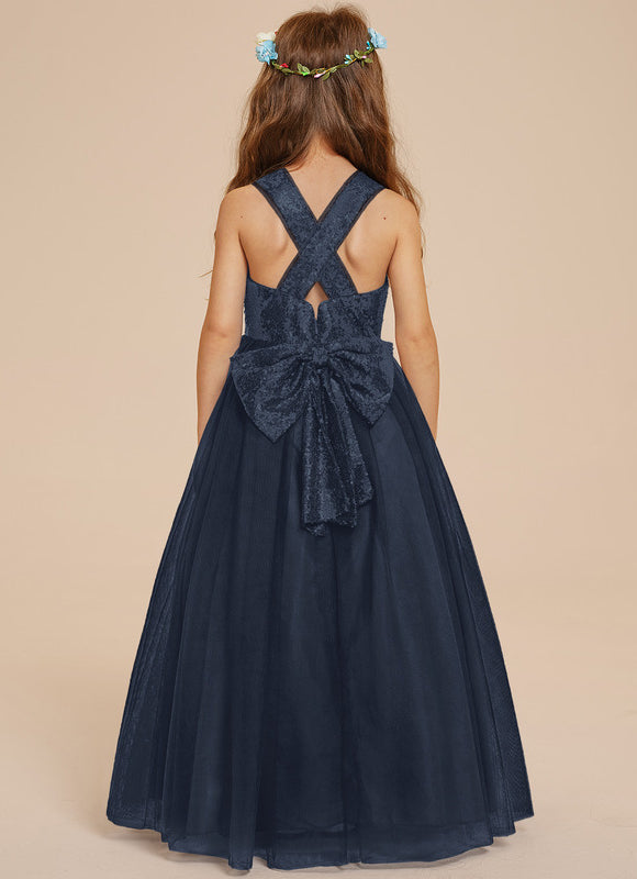 Robe Trapèze Éclat Tulle Flottant - gallery 1