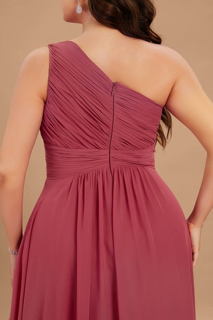 Robe Trapèze Asymétrique Beige - gallery 8