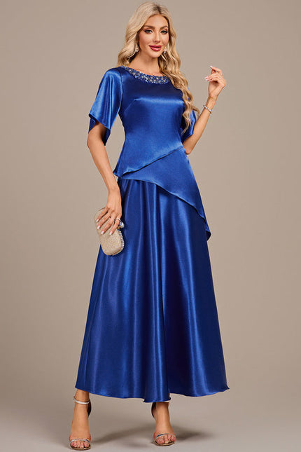 Robe Trapèze Mère Satinée - gallery 4