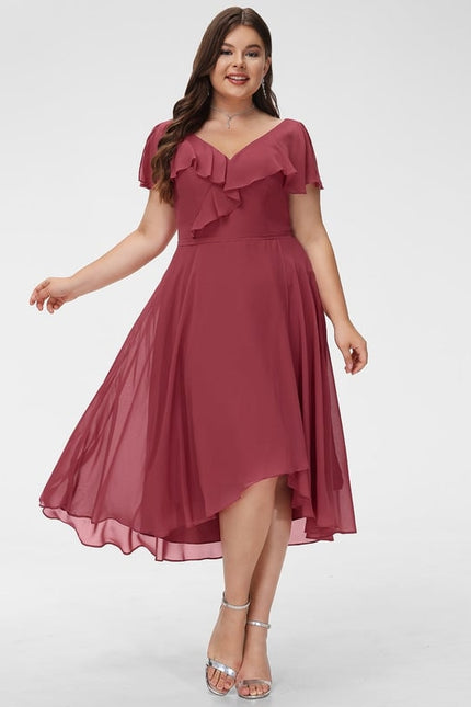 Robe Trapèze Fluide Asymétrique - gallery 5