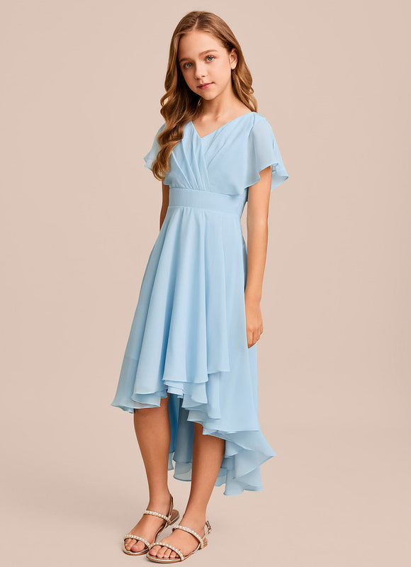 Robe Trapèze Brise De Menthe - gallery 4